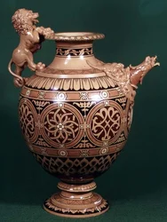 Staffordshire Krug, ausgestellt 1862